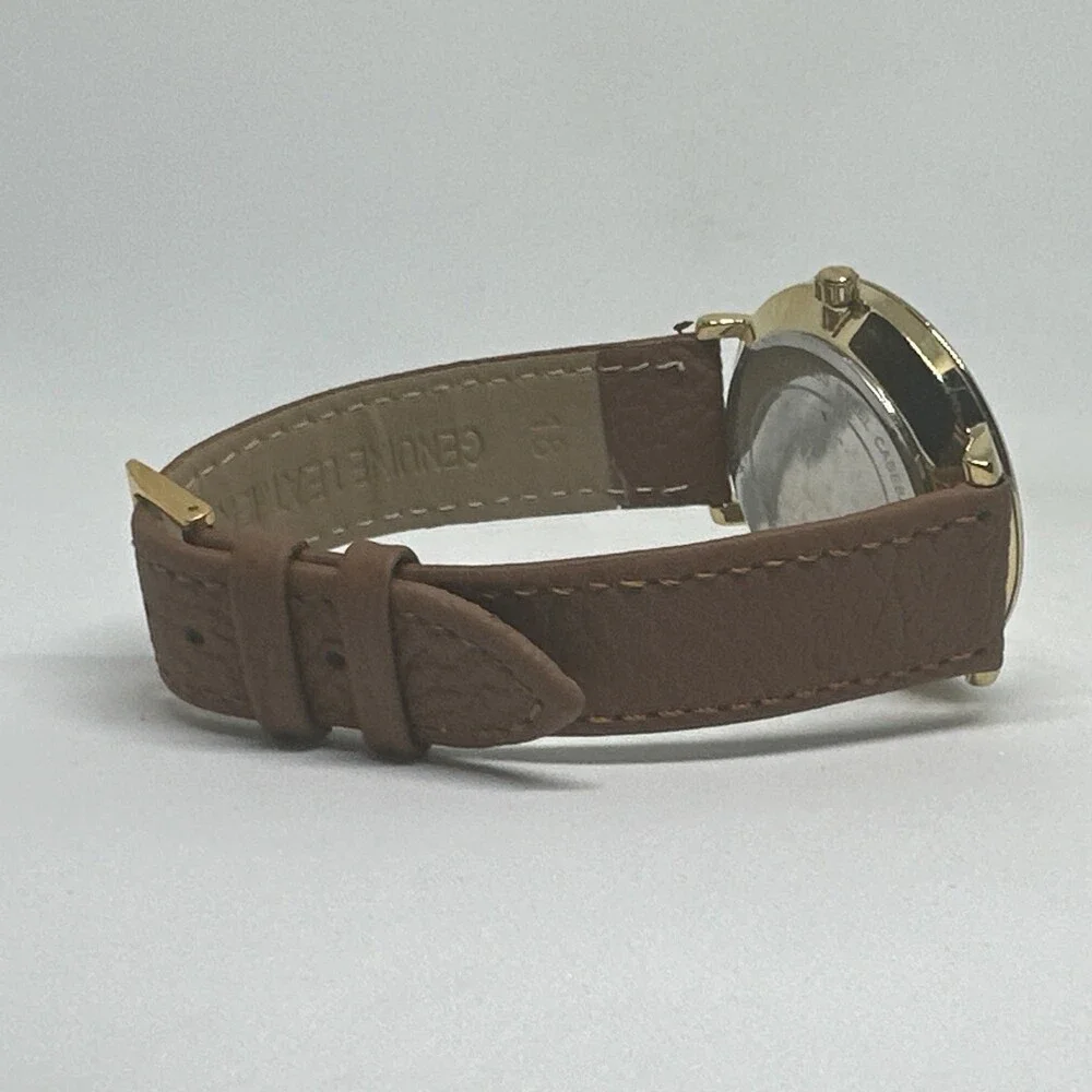 Michael Kors Jaryn MK3510 Women's Brown Leather Analog Dial Quartz Watch HME657